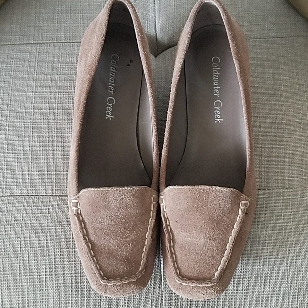 Coldwater Creek Suede Venetian Wedge